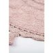 Килимок для ванної Irya Olivid рожевий 100x100 см