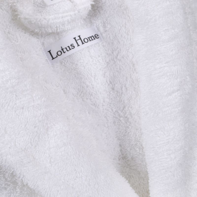 Халат махровий Lotus Home - Basic Soft білий 2XL