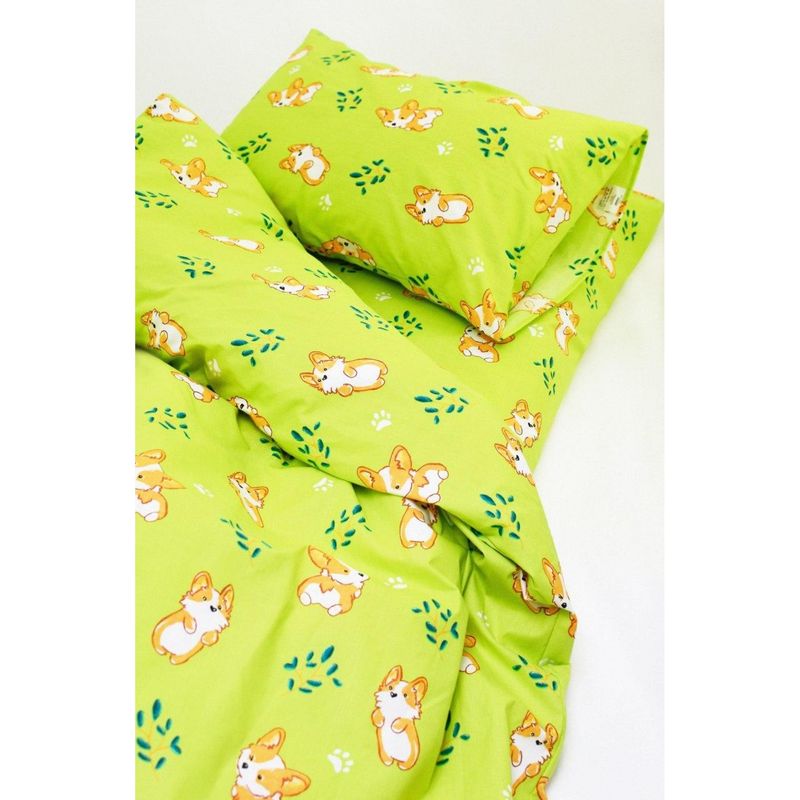Набор детского постельного белья ранфорс 20122 зеленый для младенцев