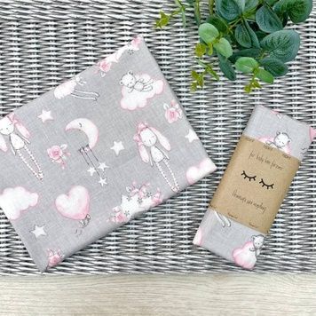 Пелюшка Маленька Соня бязь Куклы на сером 78x100 см