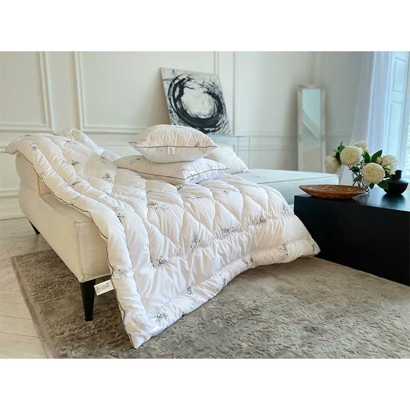 Одеяло Руно из искуственного лебяжего пуxа Silver Swan demi 140x205 см