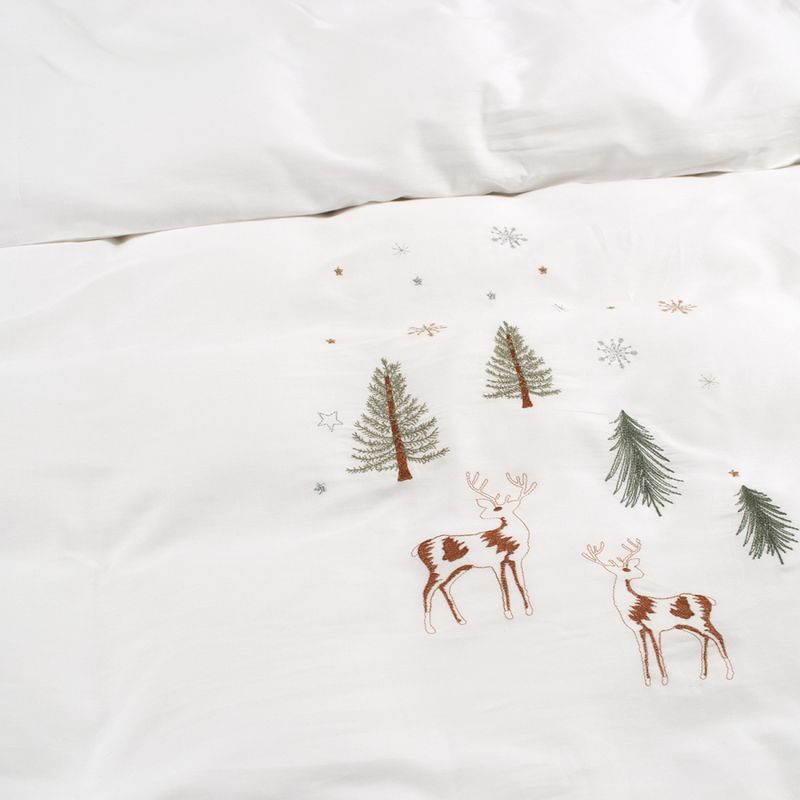 Постельное белье Lotus Home сатин Craft Collection - Christmas deer евро