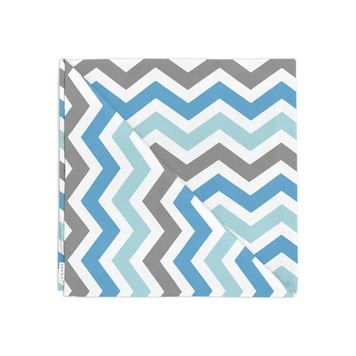 Набір серветок Cosas GREY BLUE ZIGZAG 4 штуки 35x35 см