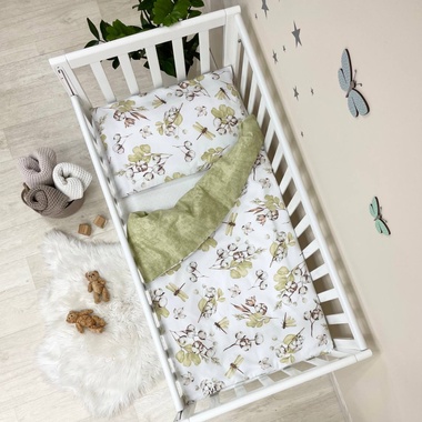 Комплект постельного белья Маленькая Соня Хлопок для новорожденных