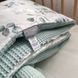 Плед-конверт Маленькая Соня с одеялом Эвкалипт мята 80х100 см