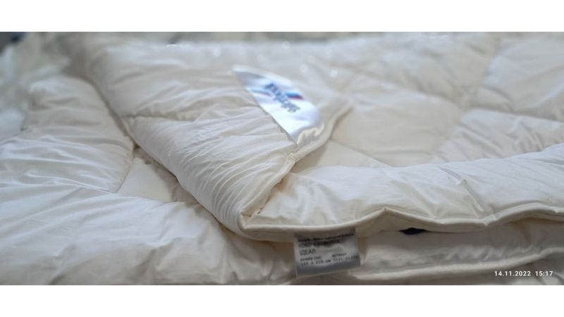 Одеяло шерстяное Billerbeck Идеал облегченное 172x205 см