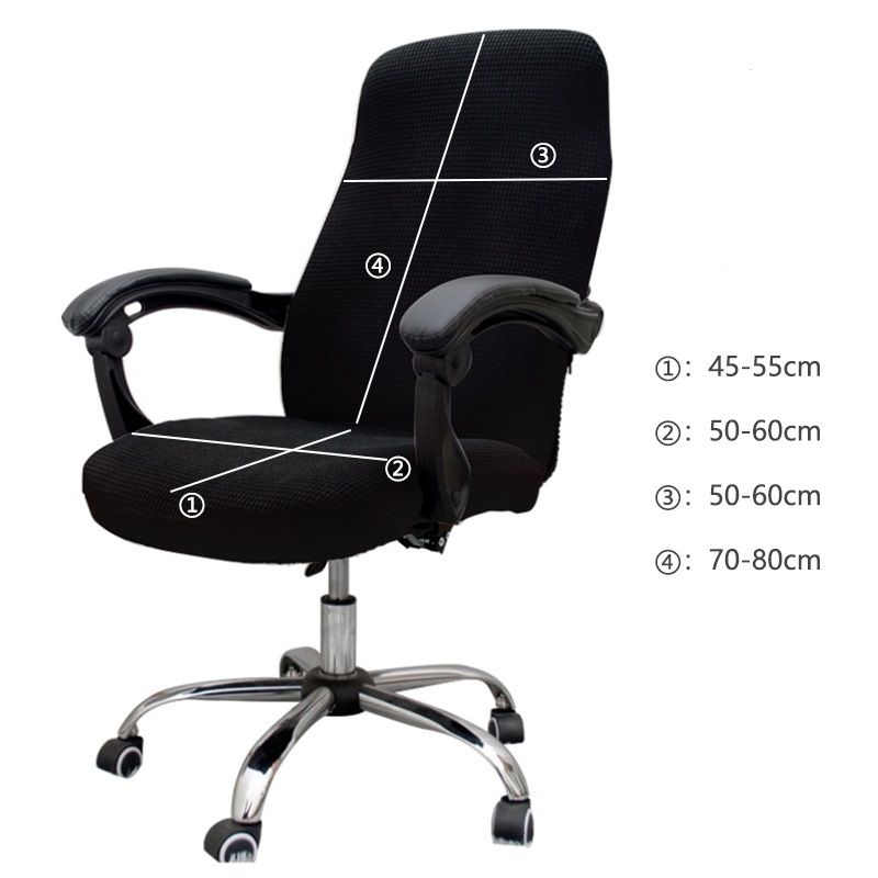 Чохол на офісне крісло Homytex цілісний Коричневий 60*80 см