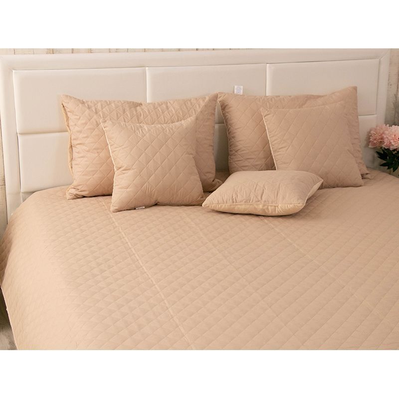 Покрывало Руно &ldquo;Velour&rdquo; Beige ромб 220х240 см