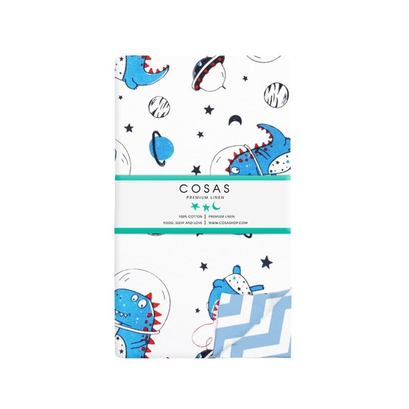 Підковдра дитяча Cosas DINO SPACE SKY ZIGZAG 110х140 см