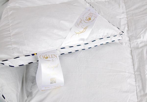 Одеяло пуховое Iglen Roster Royal Series серый пух 200x220 см