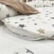 Кокон Маленькая Соня Baby Design Старс серо-бежевый 65x90 см