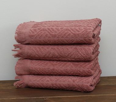Полотенце TAG Camellia темно-розовый 50x90 см