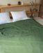Бавовняне покривало Bedclozzzes косичка зелене №54 180x220 см