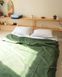 Бавовняне покривало Bedclozzzes косичка зелене №54 180x220 см
