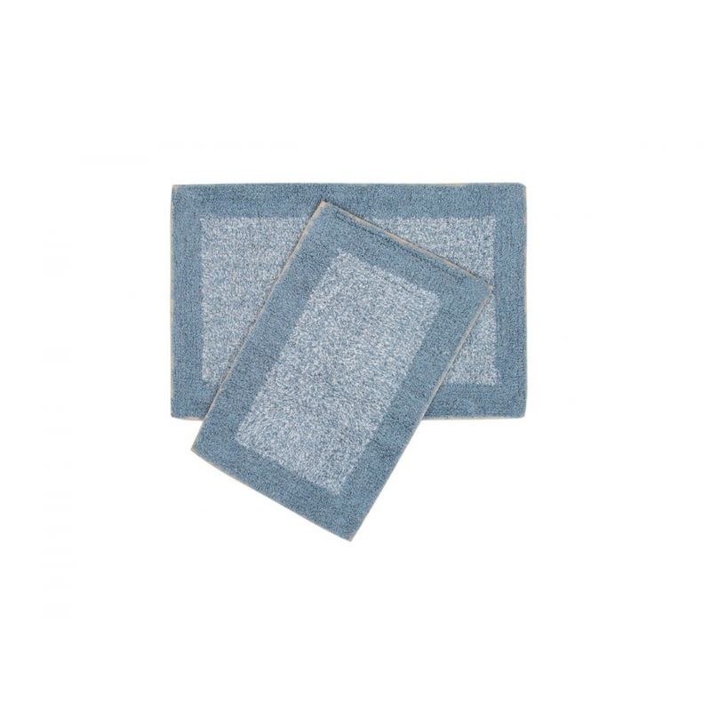 Набір килимків Shalla - Fabio блакитний 40x60 см