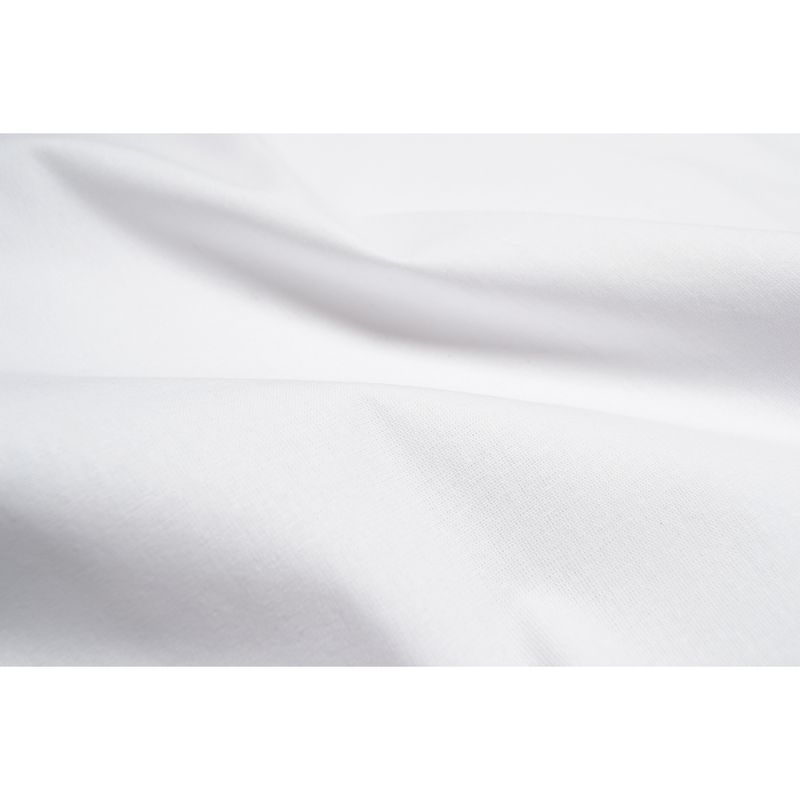 Простынь ранфорс на резинке Iris Home с наволочками White белый 160х200х25 см