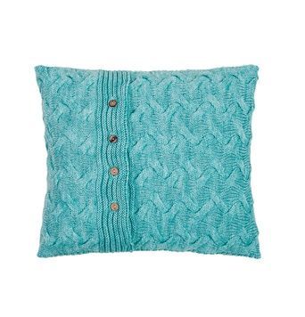 В'язана наволочка SoundSleep Varanasi м'ятна 45x45 см