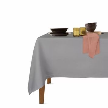 Набор скатерть с салфетками Cosas Dark Grey&Copper