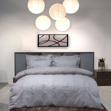 Постільна білизна Lotus Home Orions сатин на блискавці евро