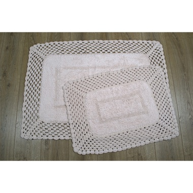 Набор ковриков для ванной Irya Lizz розовый 45x65 см