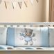 Комплект постільної білизни Маленька Соня Kids toys Ведмедик-1 блакитний для новонароджених