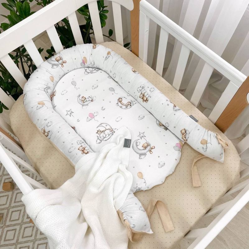 Кокон Маленькая Соня Baby Design Тедди бежевый 65x90 см