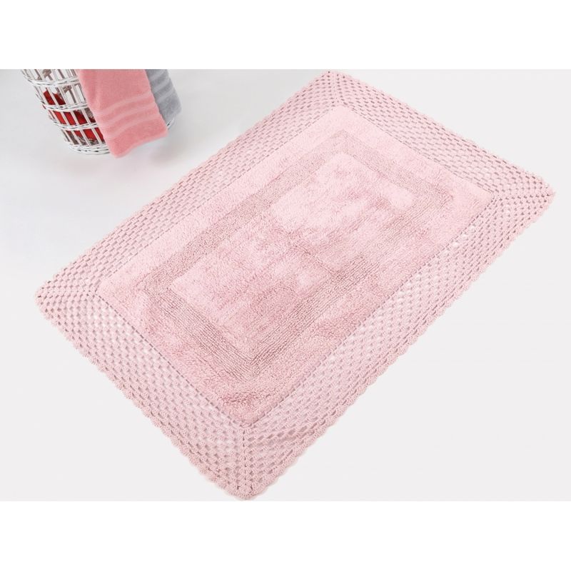 Набір килимків для ванної Irya Lizz рожевий 45x65 см