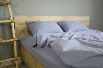 Постельное белье Bedclozzzes вареный хлопок fog №56 полуторный