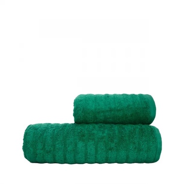 Полотенце HomeBrand Dalga зеленый 50x90 см
