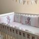 Комплект постільної білизни Маленька Соня Kids toys Ведмедик рожевий для новонароджених