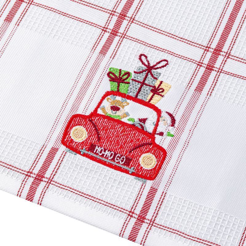 Полотенце вафельное Home Line машина 45x70 см