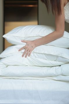Постельное белье Bedclozzzes ранфорс молочный №2 евро