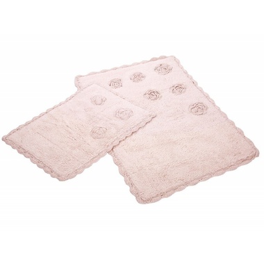 Набор ковриков Irya Blossom pembe розовый, 40х60