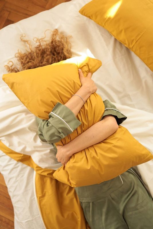 Постільна білизна Bedclozzzes ранфорс honey+milk (№16+2) євро