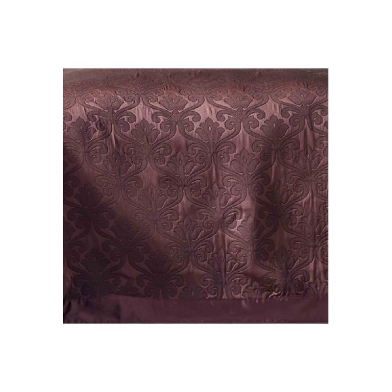 Постельное белье с покрывалом Karaca Home Diana bordo сатин бордовый евро