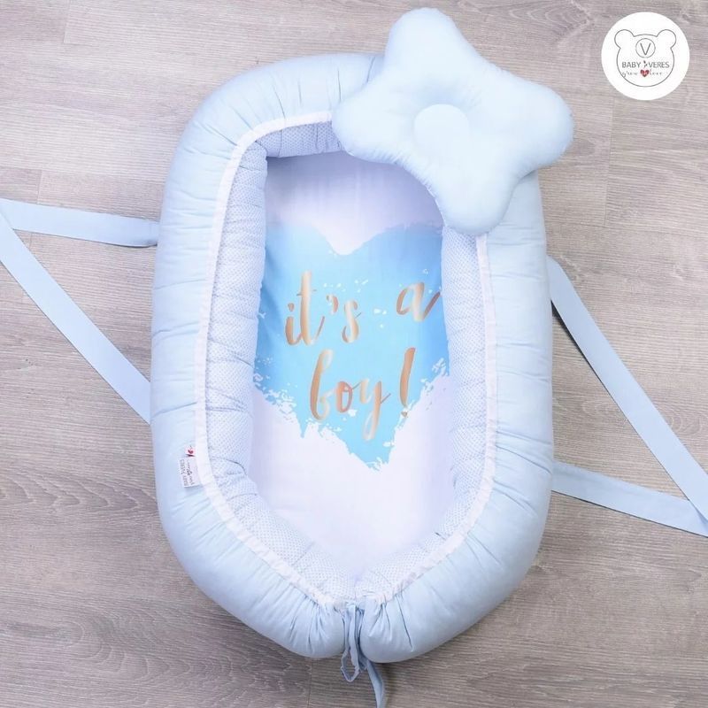 Кокон-гнездышко Baby Veres It's a boy! 52х80