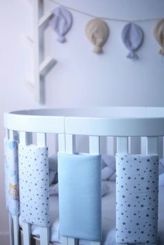Фенс-бампер Baby Veres "Sleepy moon blue" 29x41 см