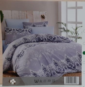 Постільна білизна бязь LORINE nice gray pattern євро