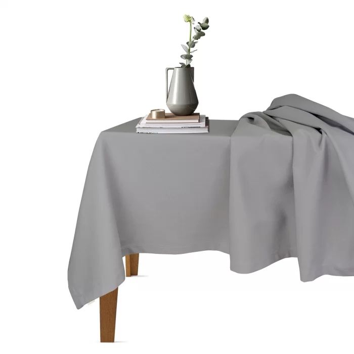 Набор скатерть с салфетками Cosas Dark Grey&Olive, 140x180, 35x35