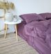 Постельное белье Bedclozzzes страйп сиреневый №6 евро