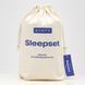 Дихаючі бортики Sonto Sleepset - молочний з принтом з прямими кутами 60х120 см