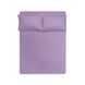 Простынь на резинке Iris Home premium ранфорс с наволочками фиолетовый 160х200х25 см