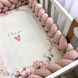 Простирадло дитяче Маленька Соня з друком Heart and Flowers 60х120 см
