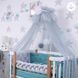 Постільний комплект Baby Veres "Velour Grey-tiffany" (5од.) для новонароджених