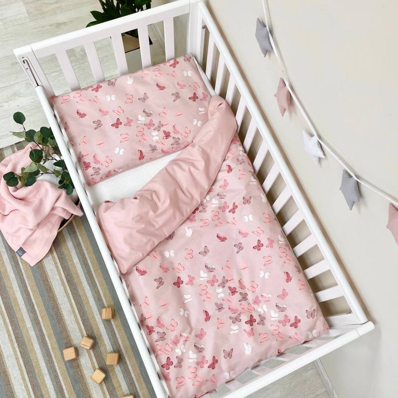 Комплект постельного белья Маленькая Соня Baby Dream Бабочки для новорожденных