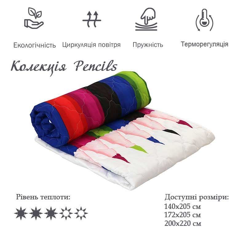 Одеяло Руно &laquo;Pencils&raquo; шерстяное летнее 200х220 см