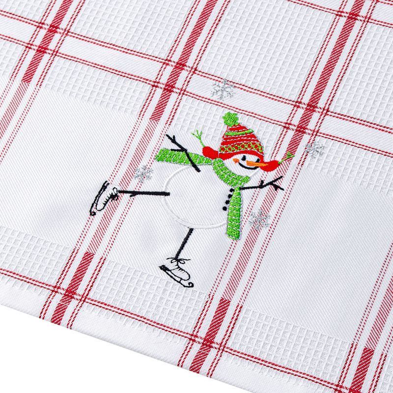 Полотенце вафельное Home Line снеговик 45x70 см