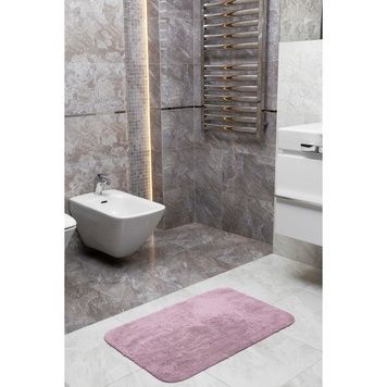Килимок для ванної Irya Basic рожевий 40x60 см