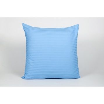 Наволочки Iris Home Готель Сатін Страйп 1*1 блакитний 2 шт, 70x70