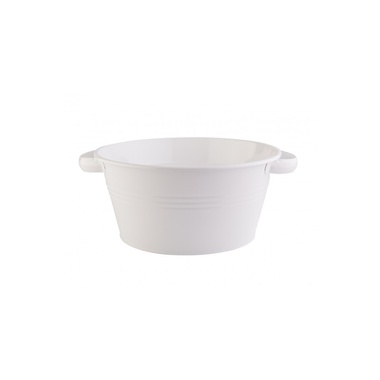 Декоративна ваза Barine Metal Tub White